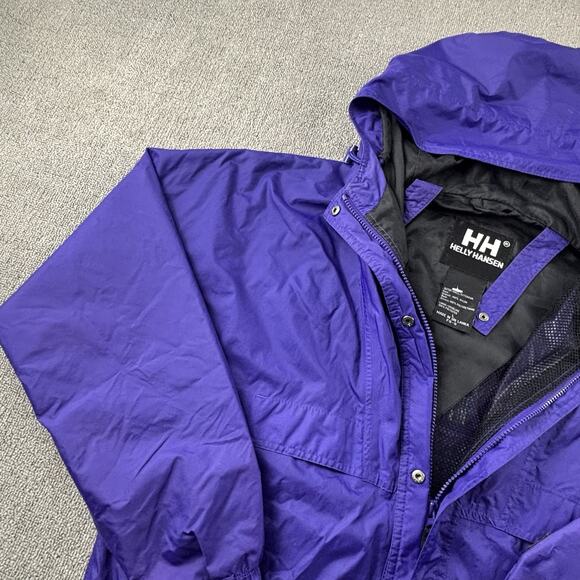 Helly Hansen Jacket Womans Large Purple Full Zip Long Sleeve Packable Casual Men - Picture 2 of 13